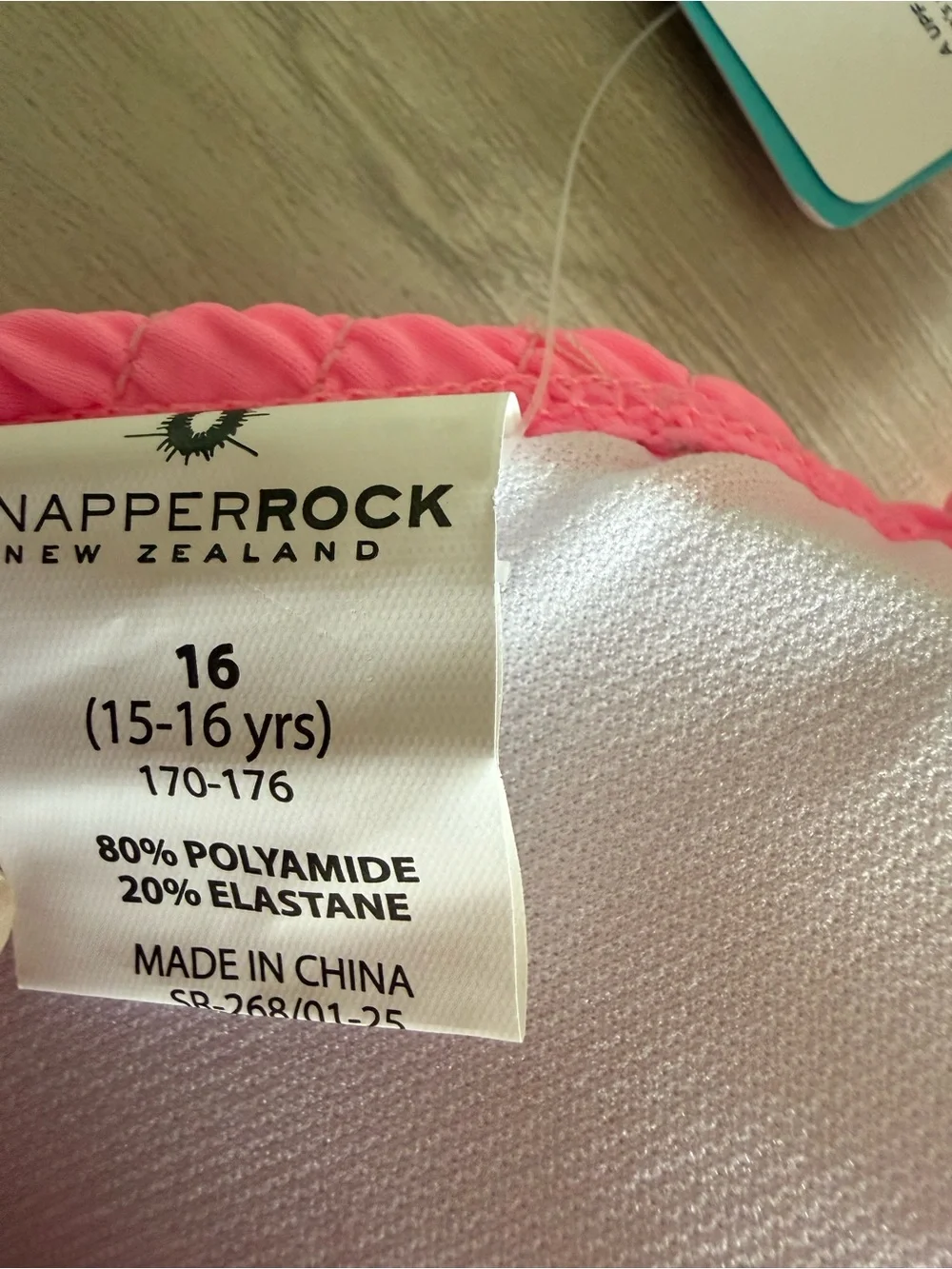Snapper Rock Shirred Triangle Bikini Pink Size 16 NWT IN PACKAGE